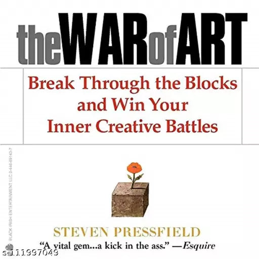 The War of Art: Break Through the Blocks and Win Your Inner Creative Battles by Steven Pressfield (English Paperback) Self-Help books
