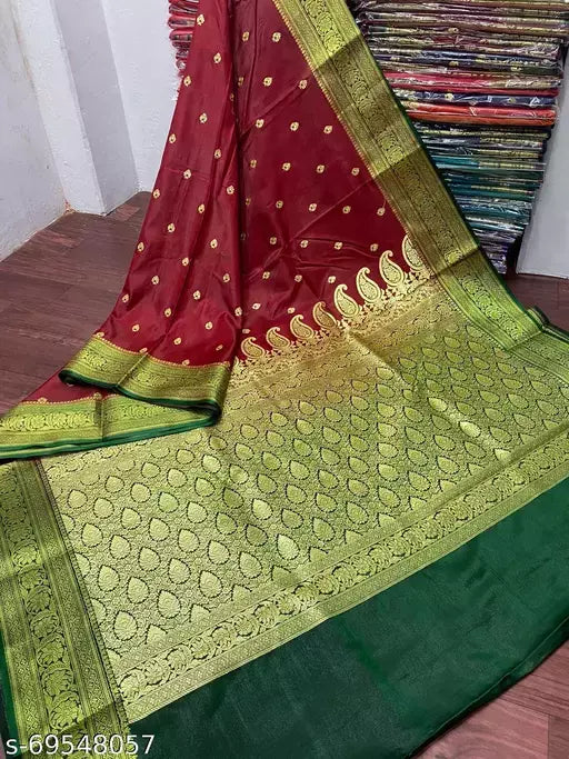 Banarasi Handloom Katan Silk Saree
