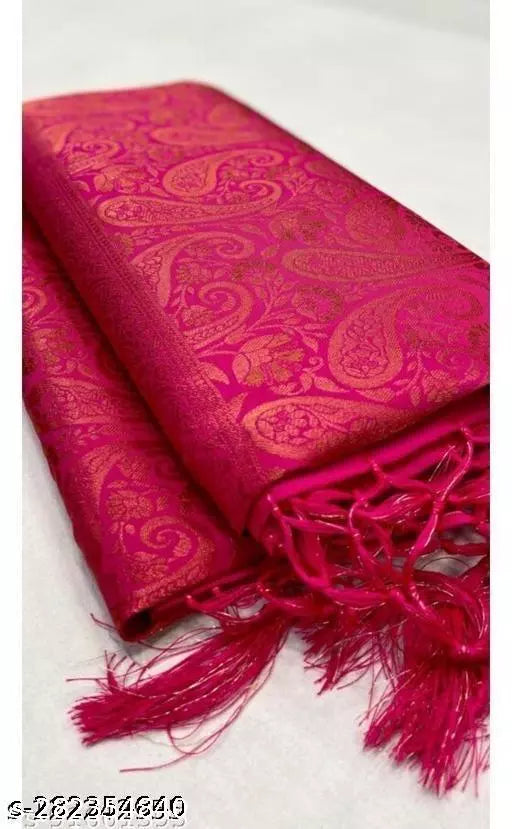 Copper Brocade Saree