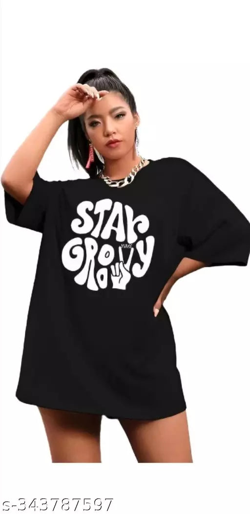 Fancy women tshirt black