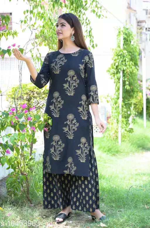 MIALO bhutta cotton sharara kurta'