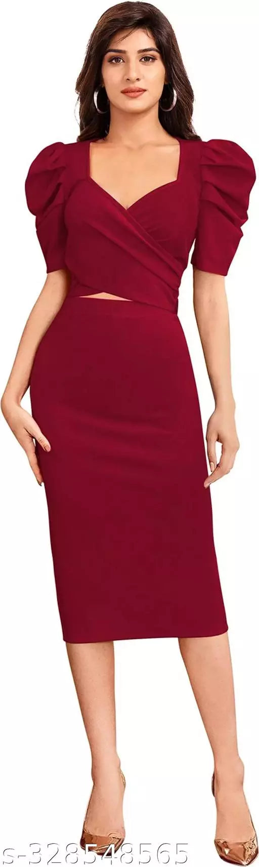 Women Bodycon Western Dress 2 Piece Top Bottom – Sheetal Online Fashion  Store