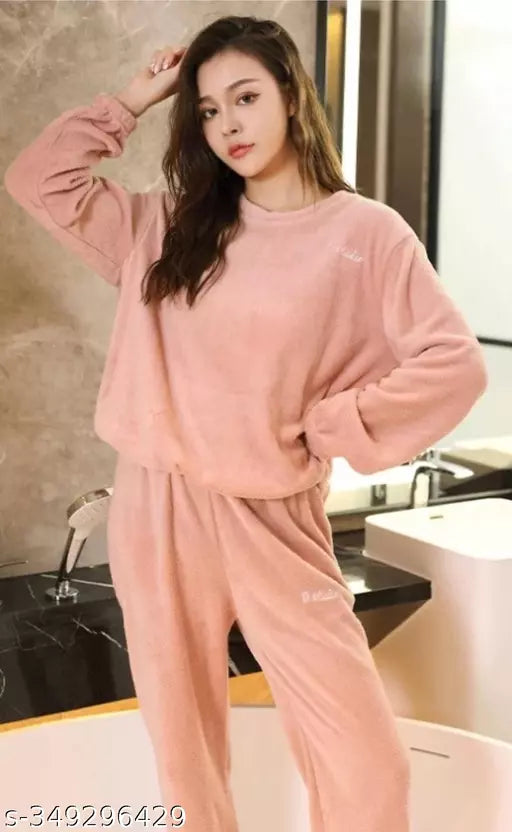 Women best woolen dress formal pink