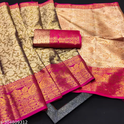 Morpich Fashion Top Dyed Banglory Silk Saree