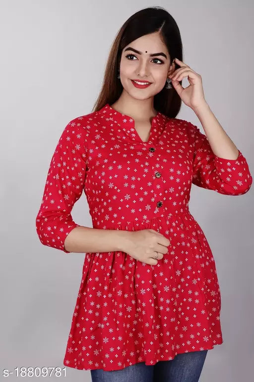 Comfy Feminine Women Dresses Frock_Top Kurti_Top