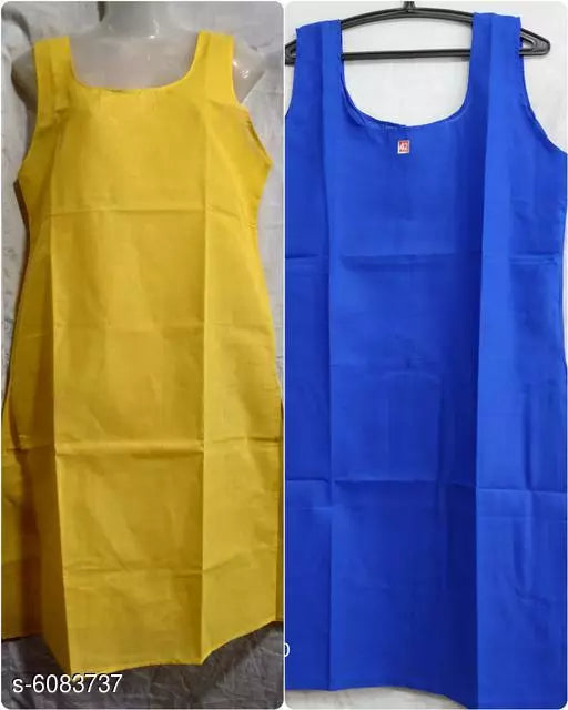 Women Pack of 2 Multicolor Cotton Camisoles