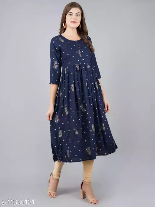 Women's Printed Rayon Kurti