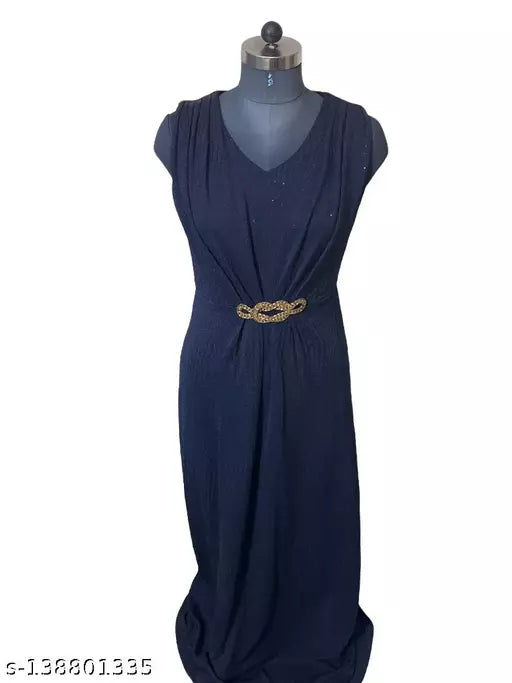 Women Ladies Gown Dress Evening Party Maxi Long