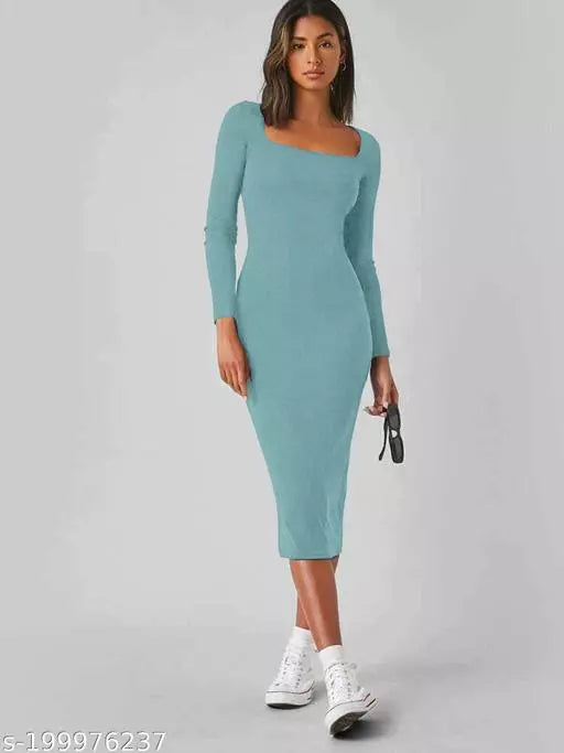 One Piece Black Dress For WomanOne Piece Mint Dress For Woman