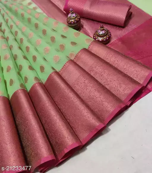 ORGANZA SILK BUTI SAREE
