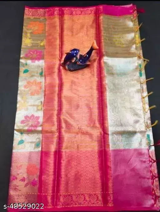 Designer Banarasi Handloom Alfi Jaal
