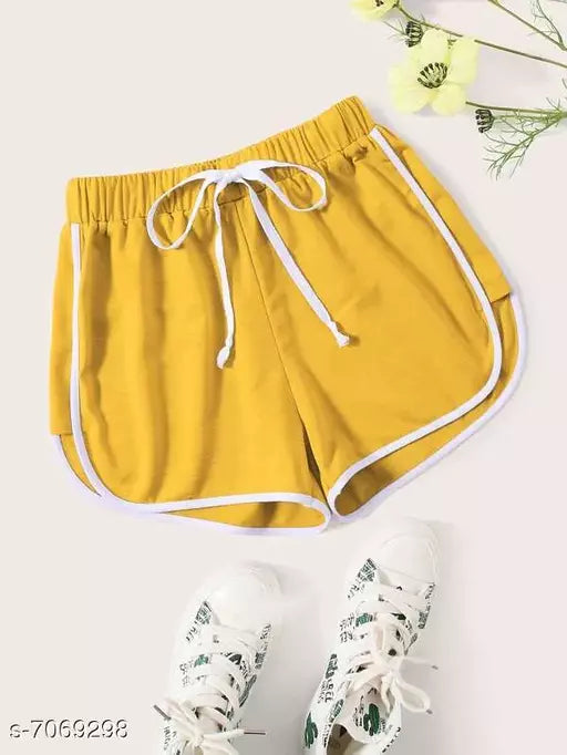 Vivient Women Mustured Hosery Short
