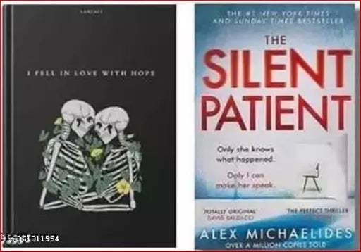 I FELL IN LOVE WITH HOPE BY LANCALI + SILENT PATIENT BY ALEX MICHAELIDES