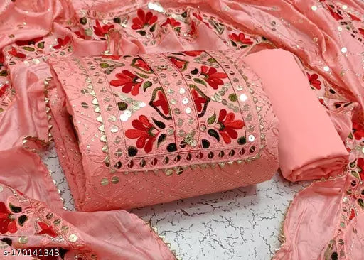 GULABJAMUN HEAVY DOUBLE SEQUENCE WORK DESIGN Suits