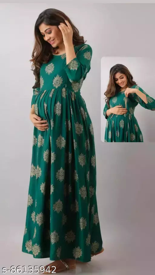 Mialo fashion printed feeding kurtis for women.
