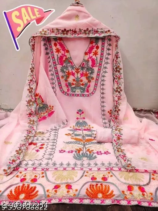 Georgette dress material for womens