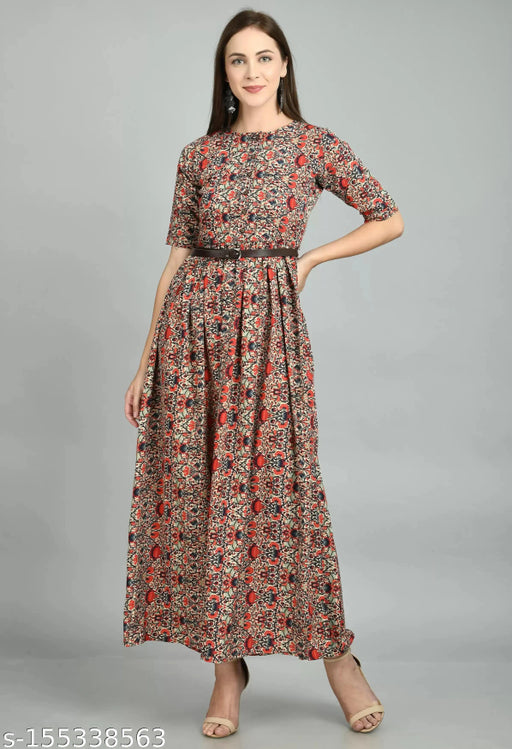 BELT FLORAL PRINT Gowns