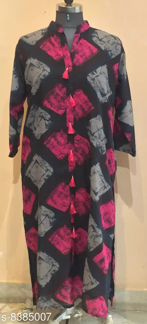 Women's Printed Cotton Kurti