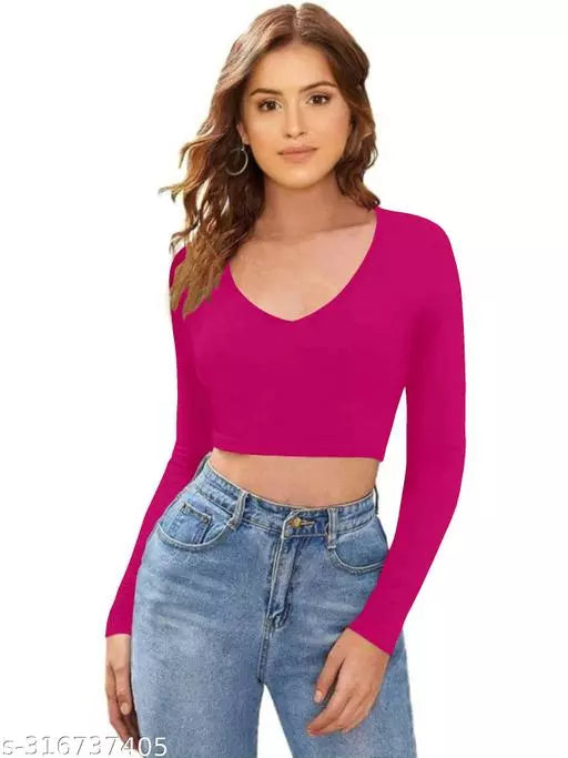 Womens Mint Crop Top