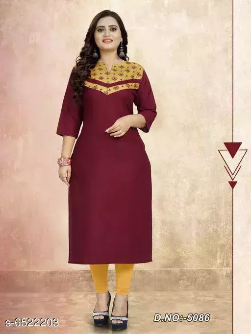 Women's Printed Cotton Kurti