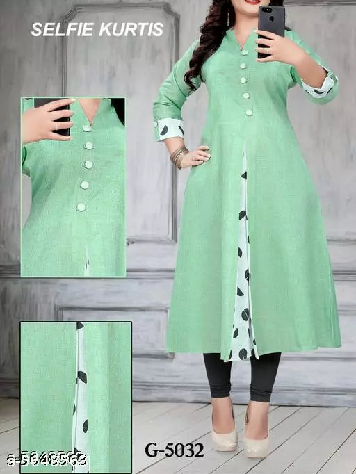 Women's Printed Khadi Cotton Kurti