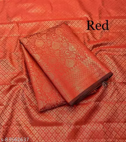 Beautiful Kanchi Semi Pattu Saree With Brocade Pallu Blouse