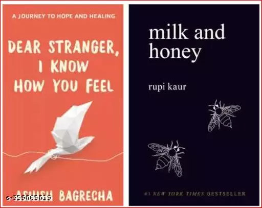 [Bestselling Poetry Combo] Dear Stranger  I Know How You Feel + Milk And Honey With Free Bookmarks  (Paperback  Ashish Bagrecha  Rupi Kaur)