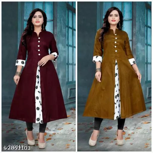 Women's Printed Khadi Cotton Kurti