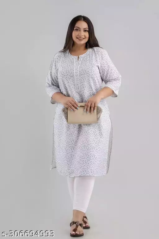 Plus size cotton kurti