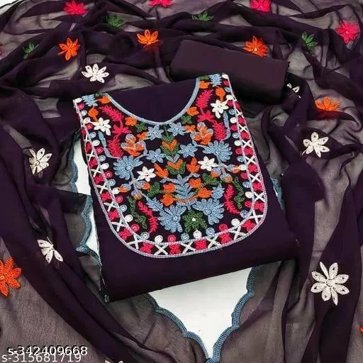 Georgette dress material for womens