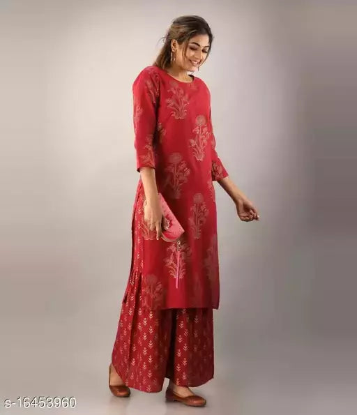 MIALO bhutta cotton sharara kurta'