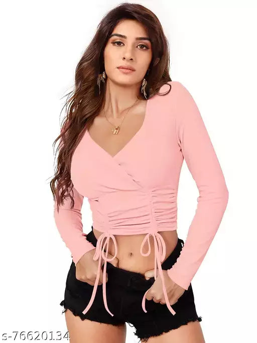 DHUNKI Women's Designer Crop Top