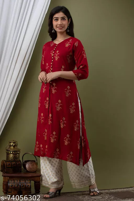 Mialo Chakra kurti with sharara for women.