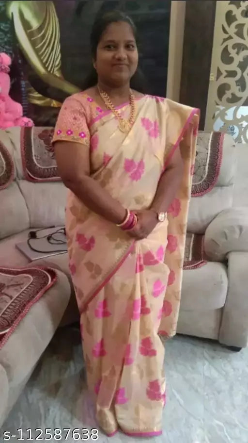 TRENDING LEAF BOOTA SILK SAREE