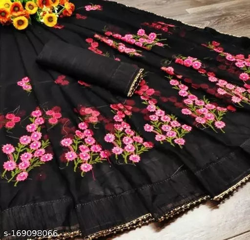 Fancy Net Flower work designs