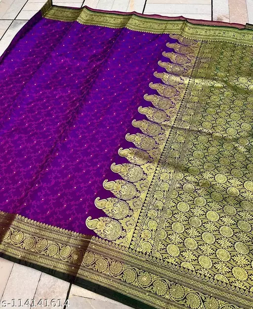 Satin Silk Stone Work