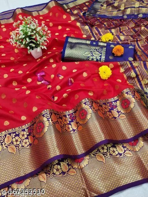 ASHRUTI GORGEOUS FANCY JACQUARD SAREE