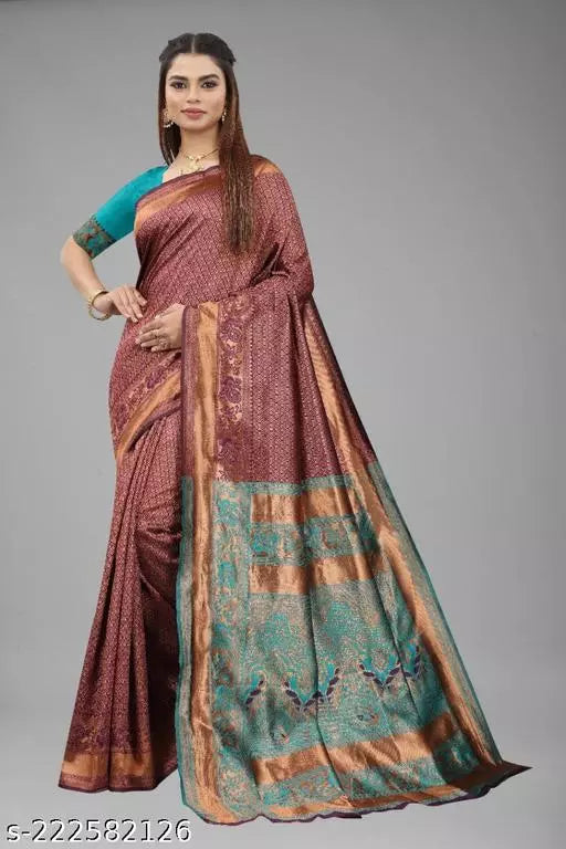 BANARASI SILK SAREE BY VAIDIK ETHNIC