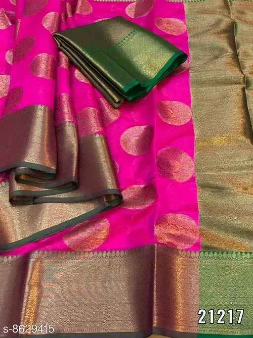 Stylish Banarasi Silk Saree