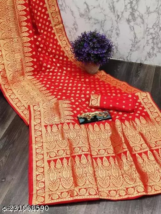 Present the Amazing Stylish Self Design Saree