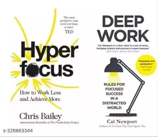 Hyper Focus And Deep Work (Paperback Chris Bailey And Cal Newport)