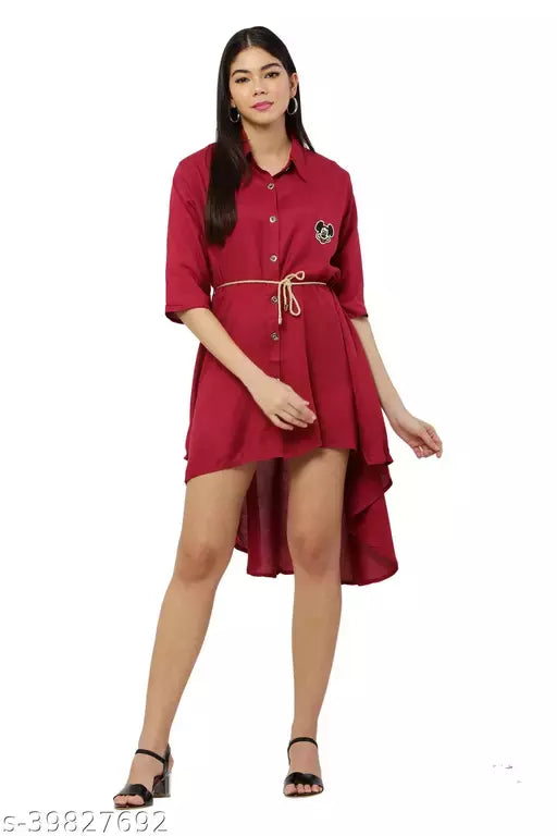 RihanFab Women Dress | Mid Legth Dress