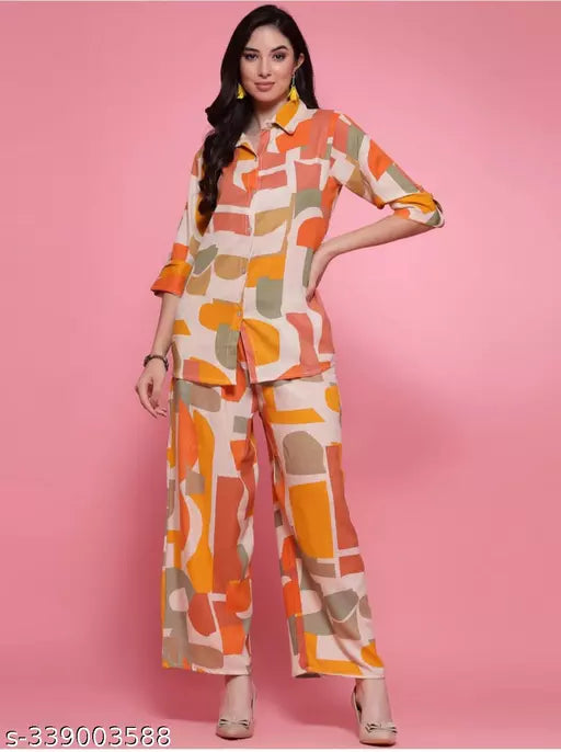 Trendy Cord Set For Womens Girls