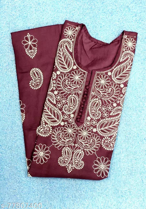 Magic Cotton Handwork Design Kurti.