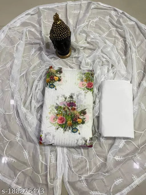 Georgette Printed Aagyegi Alluring Salwar Suit and dress materials