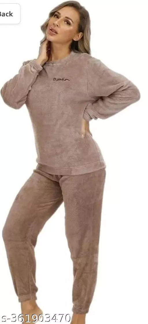 D studio winter wear for women brown