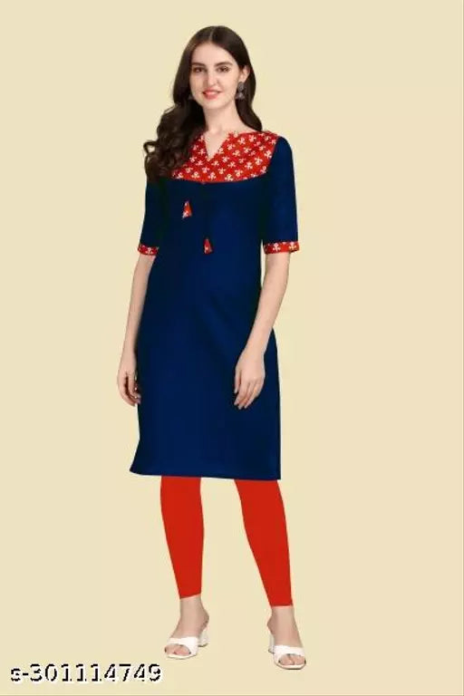QVAZOR Stylish Fancy Trendy Kurti For Women For Party Wedding Festival Functions