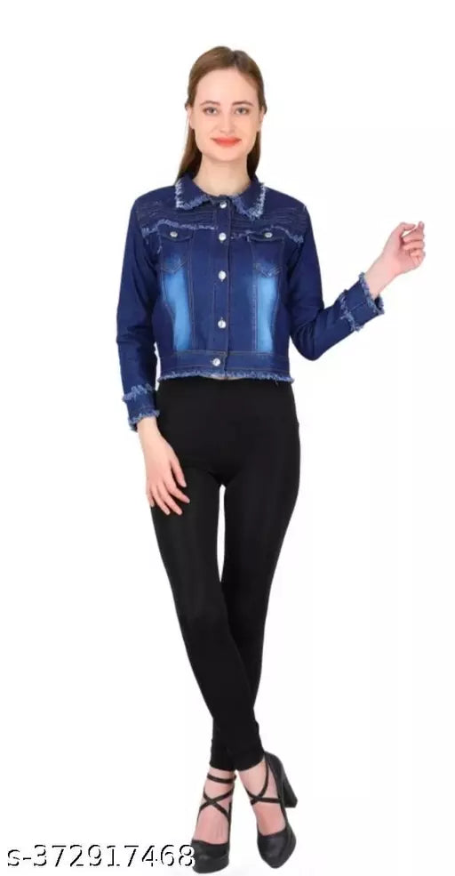 Trending different desin jacket dark blue