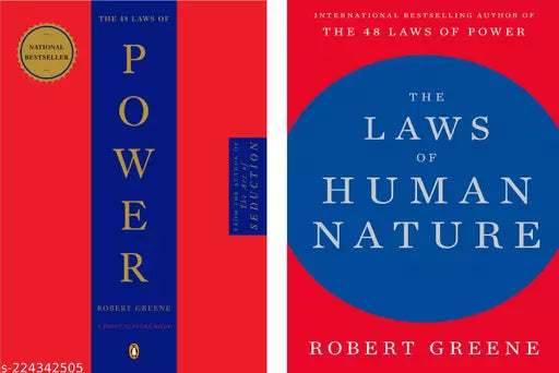 Robert Greene 2 Books Set: 48 Laws of Power & Laws of Human Nature (English)