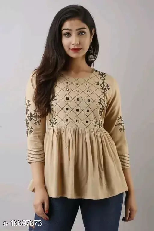 Rayon Top Frock_Top Kurti_Top